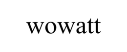 WOWATT trademark