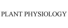 PLANT PHYSIOLOGY trademark
