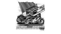B#1 WHEN THE GREEN FLAG DROPS IT'S FULLTHROTTLE TO THE FINISH trademark