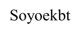 SOYOEKBT trademark