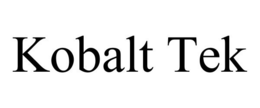 KOBALT TEK trademark