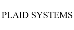 PLAID SYSTEMS trademark