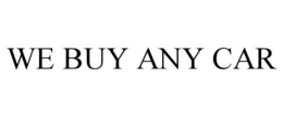 WE BUY ANY CAR trademark