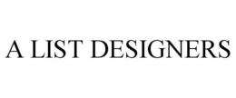 A LIST DESIGNERS trademark