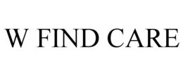 W FIND CARE trademark