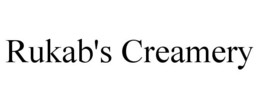 RUKAB'S CREAMERY trademark