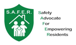 S.A.F.E.R. SAFETY ADVOCATE FOR EMPOWERING RESIDENTS trademark