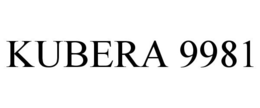KUBERA 9981 trademark