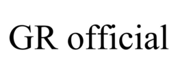GR OFFICIAL trademark