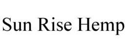 SUN RISE HEMP trademark