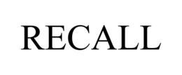 RECALL trademark