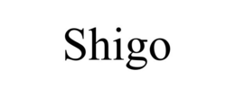 SHIGO trademark
