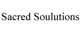 SACRED SOULUTIONS trademark