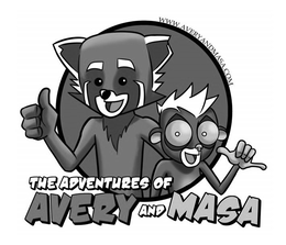 THE ADVENTURES OF AVERY AND MASA WWW.AVERYANDMASA.COM trademark