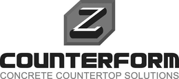 Z COUNTERFORM CONCRETE COUNTERTOP SOLUTIONS trademark