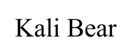 KALI BEAR trademark