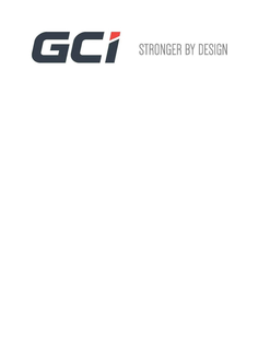 GCI STRONGER BY DESIGN trademark