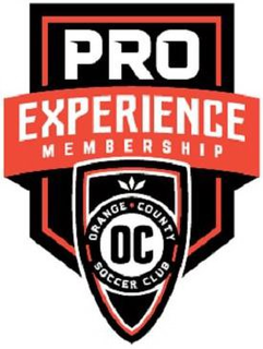 PRO EXPERIENCE MEMBERSHIP ORANGE COUNTY SOCCER CLUB OC trademark