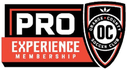 PRO EXPERIENCE MEMBERSHIP ORANGE COUNTYSOCCER CLUB OC trademark