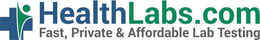 HEALTHLABS.COM FAST, PRIVATE & AFFORDABLE LAB TESTING trademark
