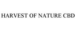 HARVEST OF NATURE CBD trademark
