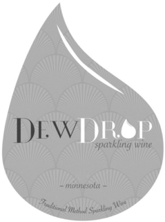 DEW DROP SPARKLING WINE -MINNESOTA-TRADITIONAL METHOD SPARKLING WINE trademark