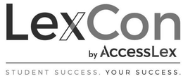 LEXCON BY ACCESSLEX STUDENT SUCCESS. YOUR SUCCESS. trademark