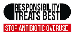RESPONSIBILITY TREATS BEST STOP ANTIBIOTIC OVERUSE trademark