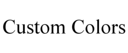CUSTOM COLORS trademark