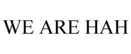 WE ARE HAH trademark