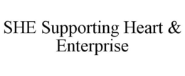 SHE SUPPORTING HEART & ENTERPRISE trademark