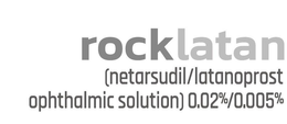 ROCKLATAN (NETARSUDIL/LATANOPROST OPHTHALMIC SOLUTION) 0.02%/0.005% trademark