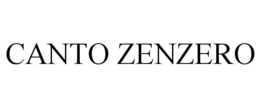 CANTO ZENZERO trademark