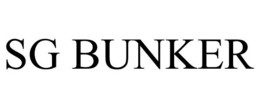 SG BUNKER trademark
