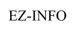EZ-INFO trademark