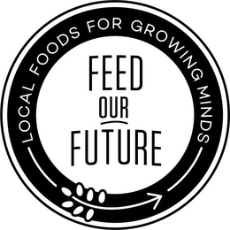 FEED OUR FUTURE LOCAL FOODS FOR GROWINGMINDS trademark
