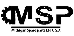MSP MICHIGAN SPARE PARTS LTD U.S.A. trademark