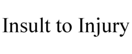 INSULT TO INJURY trademark