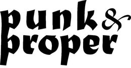 PUNK & PROPER trademark