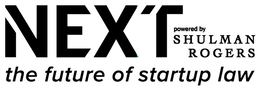 NEXT THE FUTURE OF STARTUP LAW POWERED BY SHULMAN ROGERS trademark