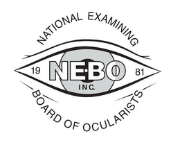 NATIONAL EXAMINING BOARD OF OCULARISTS INC. NEBO 1981 trademark