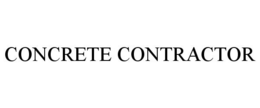 CONCRETE CONTRACTOR trademark