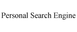 PERSONAL SEARCH ENGINE trademark