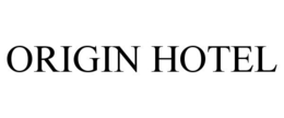 ORIGIN HOTEL trademark