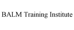 BALM TRAINING INSTITUTE trademark
