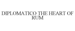 DIPLOMATICO THE HEART OF RUM trademark