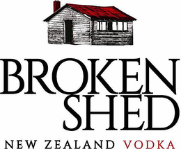 BROKEN SHED NEW ZEALAND VODKA trademark