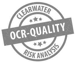 OCR-QUALITY CLEARWATER RISK ANALYSIS trademark