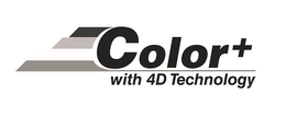 COLOR+ WITH 4D TECHNOLOGY trademark