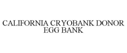 CALIFORNIA CRYOBANK DONOR EGG BANK trademark